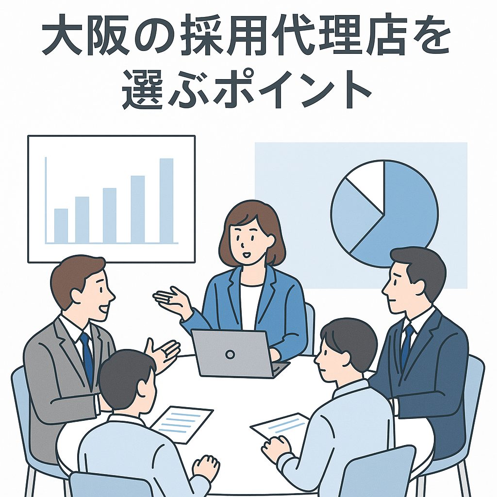 大阪の採用企業が求人広告戦略を考えるオフィス会議のイメージ