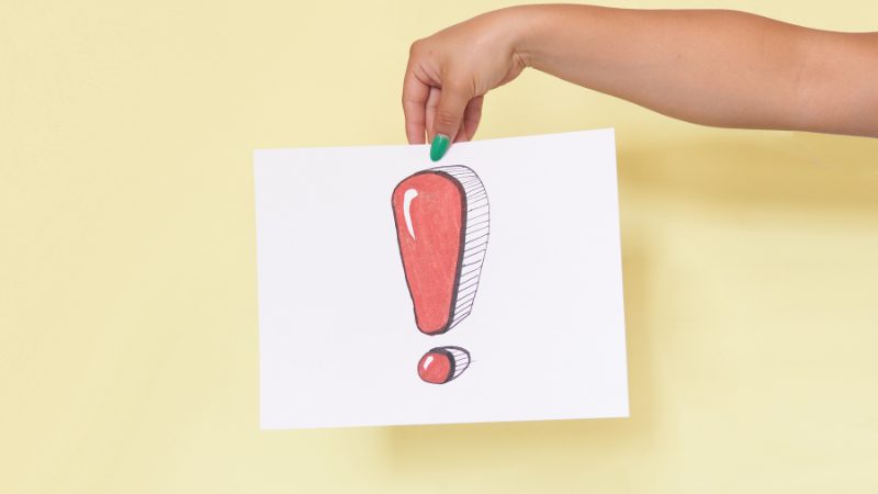 違いを表す様子