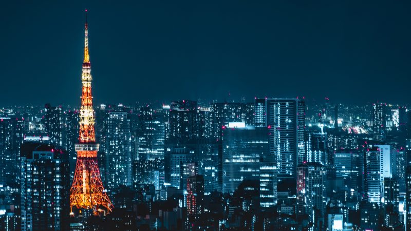 東京都市部の夜景